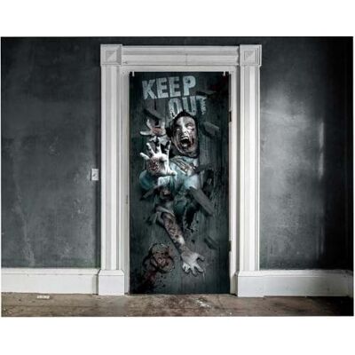 FIESTAS GUIRCA Décoration de porte Zombie Attack (80 x 180 cm) Décoration murale, porte et fenêtre Idéal pour fêtes d'Halloween et célébrations terrifiantes Multicolore FIESTAS GUIRCA Décoration de porte Zombie Attack (80 x 180 cm) Décoration murale, porte et fenêtre Idéal pour fêtes d'Halloween et célébrations terrifiantes Multicolore