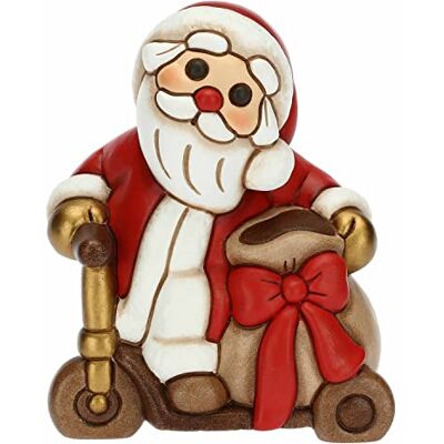 THUN - Noël 2022 - Père Noël en Céramique sur Scooter Peint à la Main - Idée Cadeau 2022 THUN - Noël 2022 - Père Noël en Céramique sur Scooter Peint à la Main - Idée Cadeau 2022