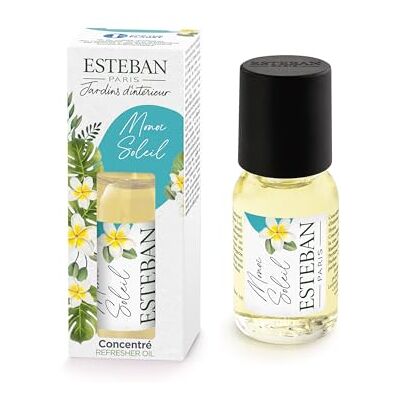 Esteban Recharge de parfum d'ambiance concentré Recharge de parfum pour diffuseur, diffuseur d'arômes et brûleurs parfumés Huile parfumée Recharge 15 ml Monoï Esteban Recharge de parfum d'ambiance concentré Recharge de parfum pour diffuseur, diffuseur d'arômes et brûleurs parfumés Huile parfumée Recharge 15 ml Monoï