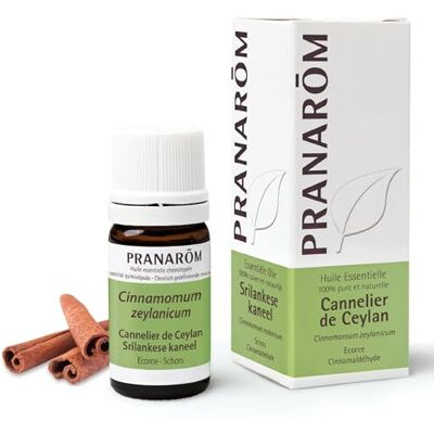 Pranarôm Huile Essentielle Cannelier de Ceylan Cinnamomum zeylanicum verum Ecorce HECT 5 ml Pranarôm Huile Essentielle Cannelier de Ceylan Cinnamomum zeylanicum verum Ecorce HECT 5 ml