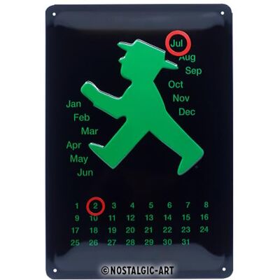 ART Calendrier 20258 ampelmann Vert 20 x 30 cm ART Calendrier 20258 ampelmann Vert 20 x 30 cm