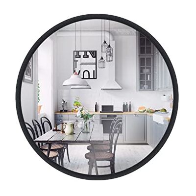 Unique Miroir mural décoratif rond avec cadre en aluminium Miroir rond noir avec revêtement téflon Surface miroir Miroir mural avec revêtement en poudre 2 cm Unique Miroir mural décoratif rond avec cadre en aluminium Miroir rond noir avec revêtement téflon Surface miroir Miroir mural avec revêtement en poudre 2 cm
