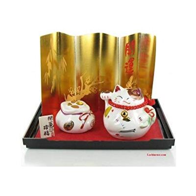 lachineuse Composition Maneki Neko Kit de décoration japonaise lachineuse Composition Maneki Neko Kit de décoration japonaise