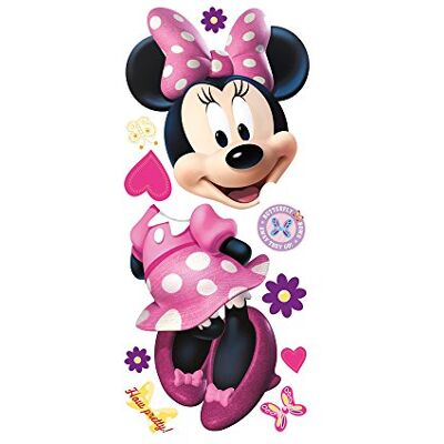 RoomMates Minnie Bow-Tique Sticker mural géant RoomMates Minnie Bow-Tique Sticker mural géant