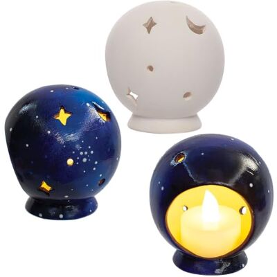 Baker Ross VC283 Photophores en céramique en forme de boule de cristal, lot de 2, photophores en forme de boule de cristal, photophores en céramique Baker Ross VC283 Photophores en céramique en forme de boule de cristal, lot de 2, photophores en forme de boule de cristal, photophores en céramique