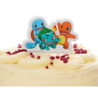amscan Pokémon 9917120 Bougie Gâteau Anniversaire Enfant sur Piques en Bois 8,3 cm x 5,5 cm amscan Pokémon 9917120 Bougie Gâteau Anniversaire Enfant sur Piques en Bois 8,3 cm x 5,5 cm