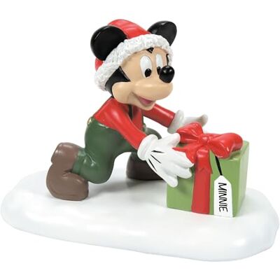 Department 56 Disney Village Mickey Mouse Minnie va adorer cette figurine, 6,3 cm, multicolore Department 56 Disney Village Mickey Mouse Minnie va adorer cette figurine, 6,3 cm, multicolore