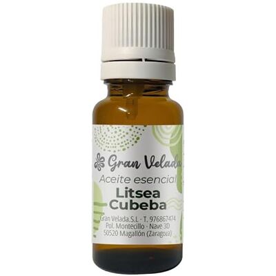 GRAN VELADA Litsea Cubeba Huile essentielle 100 % pure et naturelle pour cosmétiques, anti-inflammatoire et antiseptique, idéale pour crèmes, huiles et savons purifiants, ingrédient cosmétique 100 ml GRAN VELADA Litsea Cubeba Huile essentielle 100 % pure et naturelle pour cosmétiques, anti-inflammatoire et antiseptique, idéale pour crèmes, huiles et savons purifiants, ingrédient cosmétique 100 ml