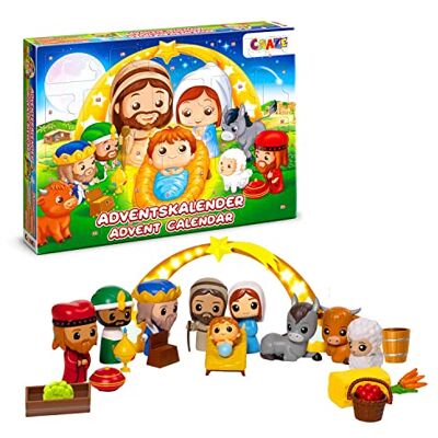 Calendrier de l'Avent Crèche - Jouet de Noël pour Enfants 3+. Calendrier de l'Avent Crèche - Jouet de Noël pour Enfants 3+.