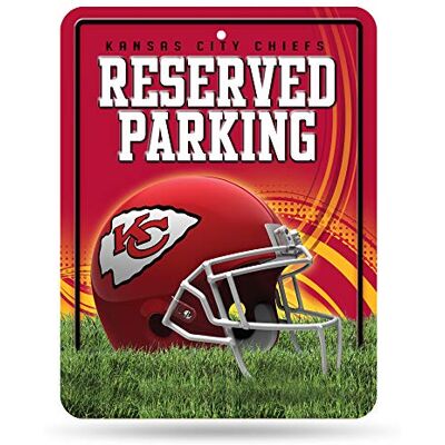 Rico Industries Rico NFL Panneau de stationnement en métal haute résolution Rico Industries Rico NFL Panneau de stationnement en métal haute résolution