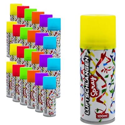 Spetebo Lot de 24 serpentins fluorescents 100 ml 6 couleurs vives Décoration de carnaval Décoration d'anniversaire Guirlande de serpentins Spetebo Lot de 24 serpentins fluorescents 100 ml 6 couleurs vives Décoration de carnaval Décoration d'anniversaire Guirlande de serpentins