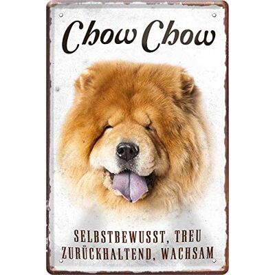 ART Chow Chow 135 Plaque en tôle décorative pour chien 20 x 30 cm ART Chow Chow 135 Plaque en tôle décorative pour chien 20 x 30 cm