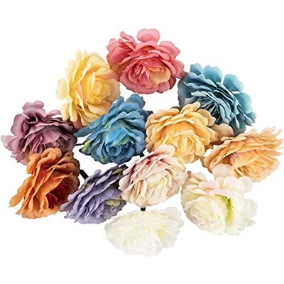 Ideen mit Herz Idées avec des fleurs décoratives en forme de cœur Fleurs artificielles Différentes variétés Environ Diamètre de 4-5 cm : Ideen mit Herz Idées avec des fleurs décoratives en forme de cœur Fleurs artificielles Différentes variétés Environ Diamètre de 4-5 cm :