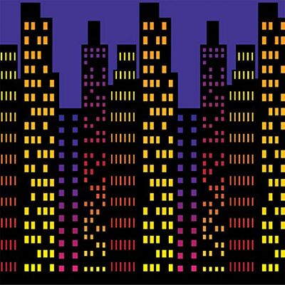 Beistle Group Cross Culture Cityscape Plastic Backdrop Beistle Group Cross Culture Cityscape Plastic Backdrop