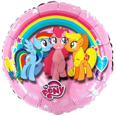 Toyland ® Ballon rond en aluminium de 45,7 cm avec personnage My Little Pony – Décorations de fête pour enfants Toyland ® Ballon rond en aluminium de 45,7 cm avec personnage My Little Pony – Décorations de fête pour enfants
