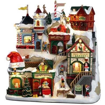Lemax Village de Noël Village du Père Noël 25925 Lemax Village de Noël Village du Père Noël 25925