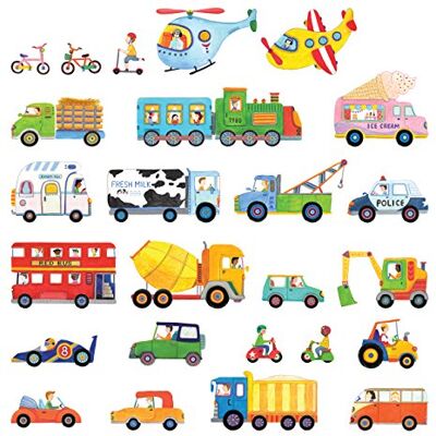 DECOWALL DS-8015 Transporte Autos Fahrzeuge Wandtattoo Wandsticker Wandaufkleber Wanddeko für Wohnzimmer Schlafzimmer Kinderzimmer (Klein) DECOWALL DS-8015 Transporte Autos Fahrzeuge Wandtattoo Wandsticker Wandaufkleber Wanddeko für Wohnzimmer Schlafzimmer Kinderzimmer (Klein)