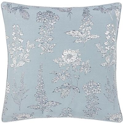 Housse de Coussin Jacquard Floral Sophia Wylder Nature - Bleu - 50x50 cm Housse de Coussin Jacquard Floral Sophia Wylder Nature - Bleu - 50x50 cm