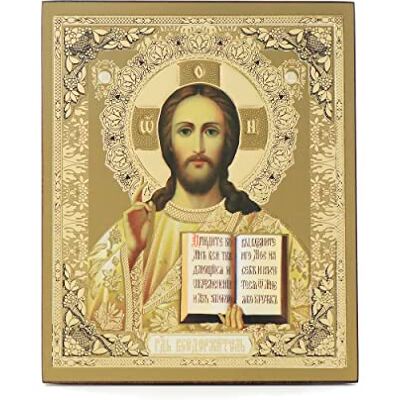 NKlaus Jésus-Christ Icône en bois 10x12cm chrétien orthodoxe 11366 Panneau en bois MDF au format 10 x 12 cm NKlaus Jésus-Christ Icône en bois 10x12cm chrétien orthodoxe 11366 Panneau en bois MDF au format 10 x 12 cm