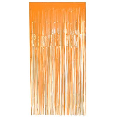Boland Rideau fluo en aluminium 200 x 100 cm Décoration de fête pour le Nouvel An, mariage ou anniversaire Décoration Orange fluo Boland Rideau fluo en aluminium 200 x 100 cm Décoration de fête pour le Nouvel An, mariage ou anniversaire Décoration Orange fluo
