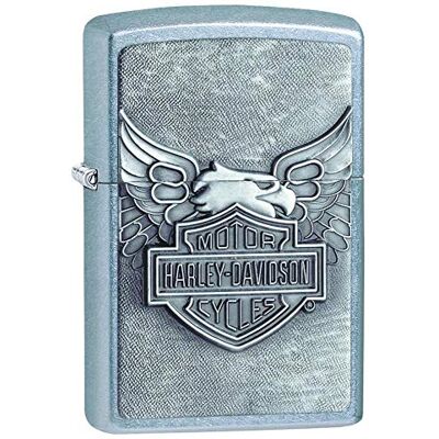 Zippo Briquet Iron Eagle Emblème – Street Chrome Zippo Briquet Iron Eagle Emblème – Street Chrome