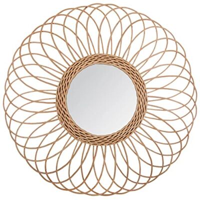ATMOSPHERA CREATEUR D'INTERIEUR Atmosphera Miroir 'Rosace rotin D58 cm ATMOSPHERA CREATEUR D'INTERIEUR Atmosphera Miroir 'Rosace rotin D58 cm