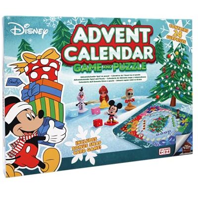 Disney Calendrier de l'Avent, de jeu, de société, de Noël, officiel, 25 pièces, pour enfants à partir de 3 ans Disney Calendrier de l'Avent, de jeu, de société, de Noël, officiel, 25 pièces, pour enfants à partir de 3 ans