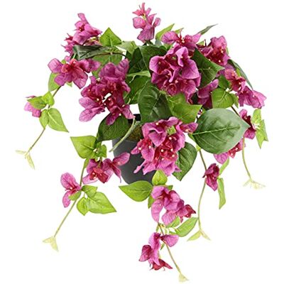 Flair Flower Bougainvillier artificiel avec fleurs rouges en pot Fleurs triplées Plantes artificielles Plantes artificielles décoratives Fleurs artificielles Décoration à suspendre Fleurs en soie - Flair Flower Bougainvillier artificiel avec fleurs rouges en pot Fleurs triplées Plantes artificielles Plantes artificielles décoratives Fleurs artificielles Décoration à suspendre Fleurs en soie -