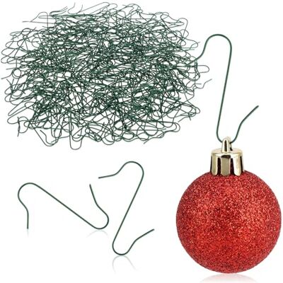 com-four ® 300x Crochet pour décoration de sapin de Noël, double crochet com-four ® 300x Crochet pour décoration de sapin de Noël, double crochet