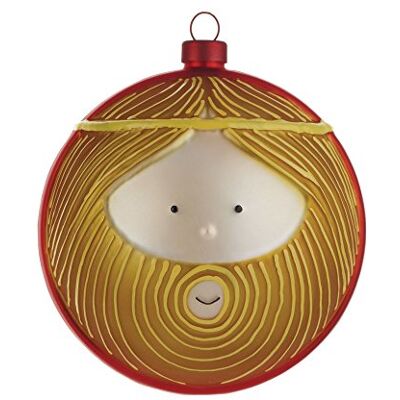 Alessi Christmas Tree Ball, Joseph, ⌀9cm, 1 Pièce Alessi Christmas Tree Ball, Joseph, ⌀9cm, 1 Pièce