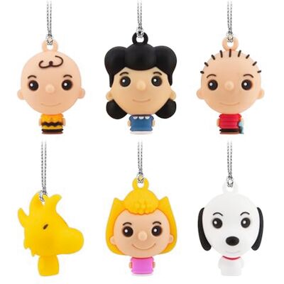 Hallmark Peanuts Christmas Ornaments, Miniature Set of 6 Hallmark Peanuts Christmas Ornaments, Miniature Set of 6