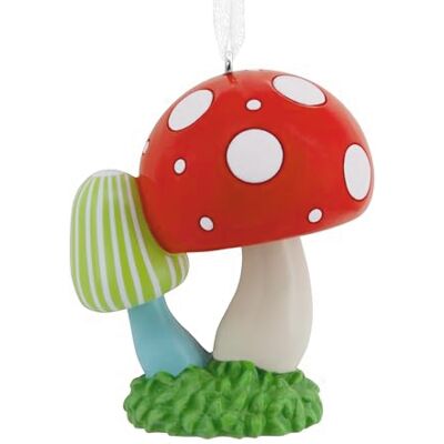 Hallmark Décoration de Noël en forme de champignon Hallmark Décoration de Noël en forme de champignon