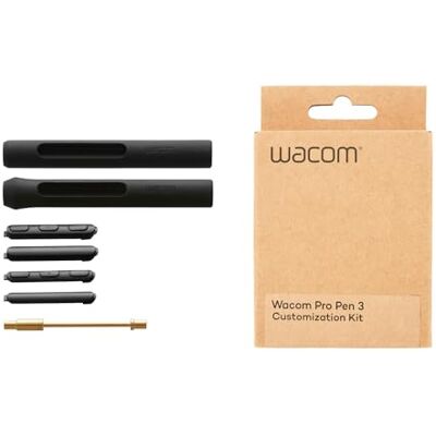 Wacom Kit de personnalisation Pro Pen 3 Kit stylet Grips, inserts d'interrupteur latéral, poids d'équilibre pour Pro Pen 3 Wacom Kit de personnalisation Pro Pen 3 Kit stylet Grips, inserts d'interrupteur latéral, poids d'équilibre pour Pro Pen 3
