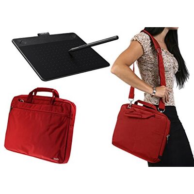 Navitech Petit Cas de Tablette Graphique Rouge/Sac Compatible avec Wacom Intuos (CTH690AK) Navitech Petit Cas de Tablette Graphique Rouge/Sac Compatible avec Wacom Intuos (CTH690AK)