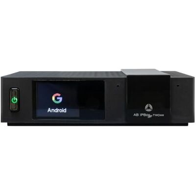 AB Cryptobox AB IPBox Two 4K UHD Android 8.0 Récepteur IP satellite (2 x DVB-S2X, Dual WiFi, LAN, CA, Bluetooth, HDMI) AB Cryptobox AB IPBox Two 4K UHD Android 8.0 Récepteur IP satellite (2 x DVB-S2X, Dual WiFi, LAN, CA, Bluetooth, HDMI)