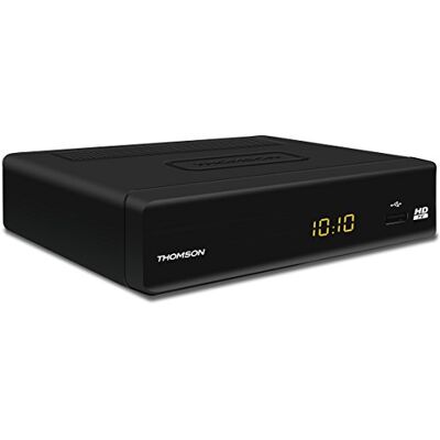 Thomson THT504+ Décodeur TNT Full HD (Tuner DVB-T HD, HDMI, Péritel, Audio Numérique, USB) Noir Thomson THT504+ Décodeur TNT Full HD (Tuner DVB-T HD, HDMI, Péritel, Audio Numérique, USB) Noir