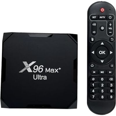 SHYSKY 4 Go 64 Go X96 Max Plus Ultra TV Box Android 11 Amlogic S905X4 2.4G/5GHz double WiFi BT4.0 USB3.0 prise en charge AV1 H.265 8K 24fps 4K 60fps HDR décodeur SHYSKY 4 Go 64 Go X96 Max Plus Ultra TV Box Android 11 Amlogic S905X4 2.4G/5GHz double WiFi BT4.0 USB3.0 prise en charge AV1 H.265 8K 24fps 4K 60fps HDR décodeur
