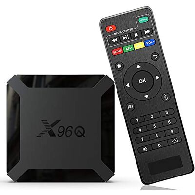 IHANAN Android TV Box 10.0 boitier Android TV 4K HD X96Q Mini 2GO RAM 16GO ROM Box WiFi 2.4G Screen mirroring Votre Téléphone sur Votre télé IHANAN Android TV Box 10.0 boitier Android TV 4K HD X96Q Mini 2GO RAM 16GO ROM Box WiFi 2.4G Screen mirroring Votre Téléphone sur Votre télé