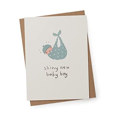 Kindred Carte de félicitations de naissance pour garçon Finition brillante De la gamme (Ukg-608543) Kindred Carte de félicitations de naissance pour garçon Finition brillante De la gamme (Ukg-608543)