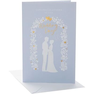 UK Greetings Carte de mariage pour un couple spécial – Silhouette Design – Gamme Thinking of You UK Greetings Carte de mariage pour un couple spécial – Silhouette Design – Gamme Thinking of You