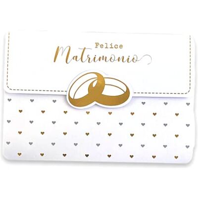 Creative HBGFTBqcb Carte de vœux pour mariage avec enveloppe intérieure pour cadeau pour mariés incluse – Fermeture magnétique, 11,50 x 16,50 cm Creative HBGFTBqcb Carte de vœux pour mariage avec enveloppe intérieure pour cadeau pour mariés incluse – Fermeture magnétique, 11,50 x 16,50 cm