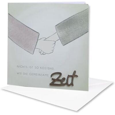 Holzgrusskarten.at Carte de vœux originale en bois – Carte cadeau pour vœux spéciaux, motif « Nichts ist so Kostbar, wie gemeinsame Zeit », billet d'anniversaire, carte de vœux, carte de vœux Holzgrusskarten.at Carte de vœux originale en bois – Carte cadeau pour vœux spéciaux, motif « Nichts ist so Kostbar, wie gemeinsame Zeit », billet d'anniversaire, carte de vœux, carte de vœux