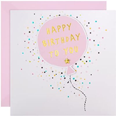 Hallmark - 25578331 - design de ballon 3D - Greeting card Hallmark - 25578331 - design de ballon 3D - Greeting card