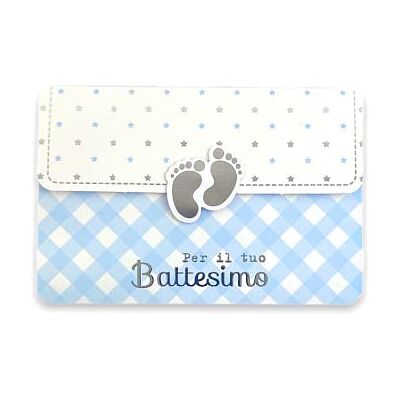 Creative HBGFTBqcb Carte Baptême Enfant pour Cadeau Baptême de Parrain Madrina, enveloppe porte-argent incluse, fermeture avec aimant, 11,50 x 16,50 cm, échecs bleu Creative HBGFTBqcb Carte Baptême Enfant pour Cadeau Baptême de Parrain Madrina, enveloppe porte-argent incluse, fermeture avec aimant, 11,50 x 16,50 cm, échecs bleu