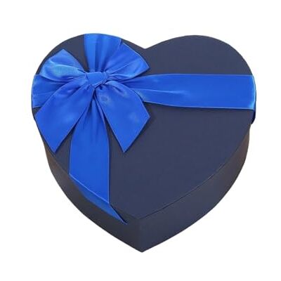 GOXQIT Boîte cadeau en forme de cœur avec couvercle et ruban rouge, bleu et rose pour la Saint-Valentin, mariage, emballage de fleurs, décoration pour cadeau (bleu, S 16 x 14 x 6 cm) GOXQIT Boîte cadeau en forme de cœur avec couvercle et ruban rouge, bleu et rose pour la Saint-Valentin, mariage, emballage de fleurs, décoration pour cadeau (bleu, S 16 x 14 x 6 cm)