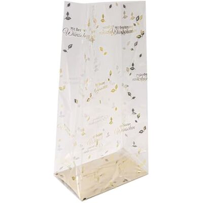 Ideen mit Herz Lot de 30 sachets à fond bloc Impression en film doré Emballage cadeau élégant Sac à biscuits Qualité alimentaire 14 cm x 9 cm, 30 cm 30 pièces (avec meilleurs vœux) Ideen mit Herz Lot de 30 sachets à fond bloc Impression en film doré Emballage cadeau élégant Sac à biscuits Qualité alimentaire 14 cm x 9 cm, 30 cm 30 pièces (avec meilleurs vœux)