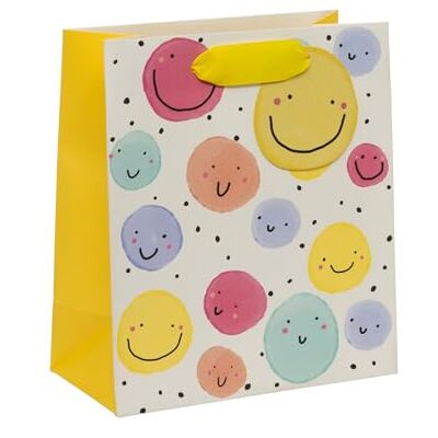 GLICK Sac cadeau de taille moyenne, Giggle Piggle, 225 x 200 x 100 mm, sac de luxe recyclable pour anniversaires et célébrations GLICK Sac cadeau de taille moyenne, Giggle Piggle, 225 x 200 x 100 mm, sac de luxe recyclable pour anniversaires et célébrations