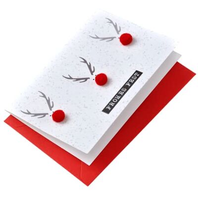 Perleberg Carte de Noël animal Carte postale de Noël de qualité supérieure avec motif élan conçu avec amour Carte de Noël pour de beaux vœux de Noël Carte de vœux Perleberg Carte de Noël animal Carte postale de Noël de qualité supérieure avec motif élan conçu avec amour Carte de Noël pour de beaux vœux de Noël Carte de vœux