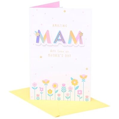 UK Greetings Carte de fête des mères pour maman – Motif floral UK Greetings Carte de fête des mères pour maman – Motif floral