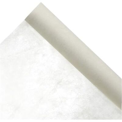 PPQIRU Rouleau de papier d'emballage cadeau étanche avec doublure florale pour magasins (blanc) PPQIRU Rouleau de papier d'emballage cadeau étanche avec doublure florale pour magasins (blanc)